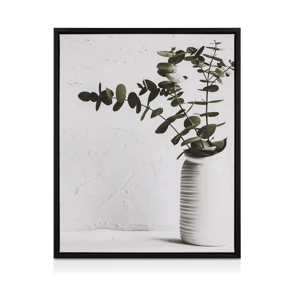 Eucalyptus in a Vase Framed Art