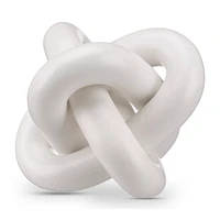 Abstract Knotted Ceramic Decorative Object