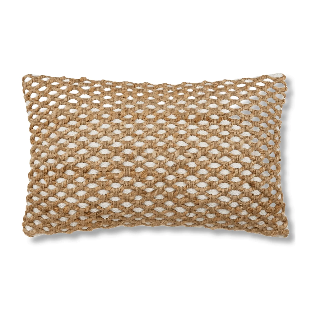 Felipe Natural Decorative Lumbar Pillow