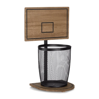 Basketball Hoop Garbage Bin