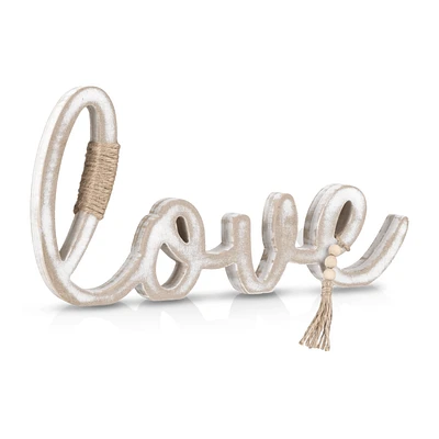 Boho Wooden Decorative Word Love
