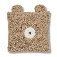 Emery Brown Teddy Throw Pillow