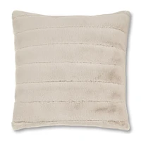 Cougar Faux Fur Throw Pillow