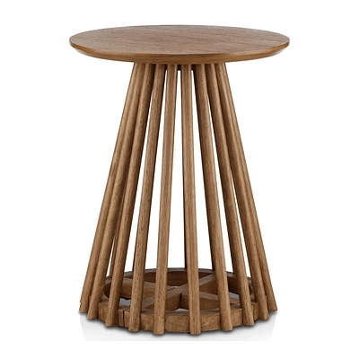 Mango Wood Openwork Side Table