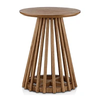 Mango Wood Openwork Side Table