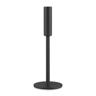 Modern Candle Holder in Black Metal
