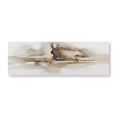 Neutral Beige Oil Painting Canvas