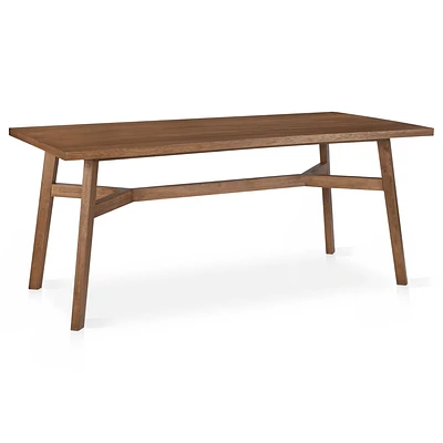 Mid-Century Modern Mango Wood Dining Table