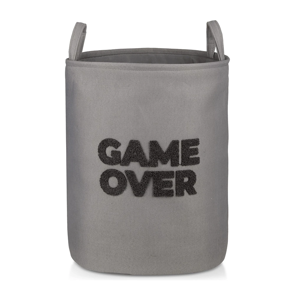Grey Game On Hamper
