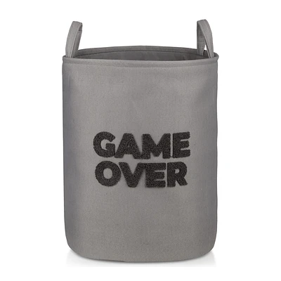Grey Game On Hamper