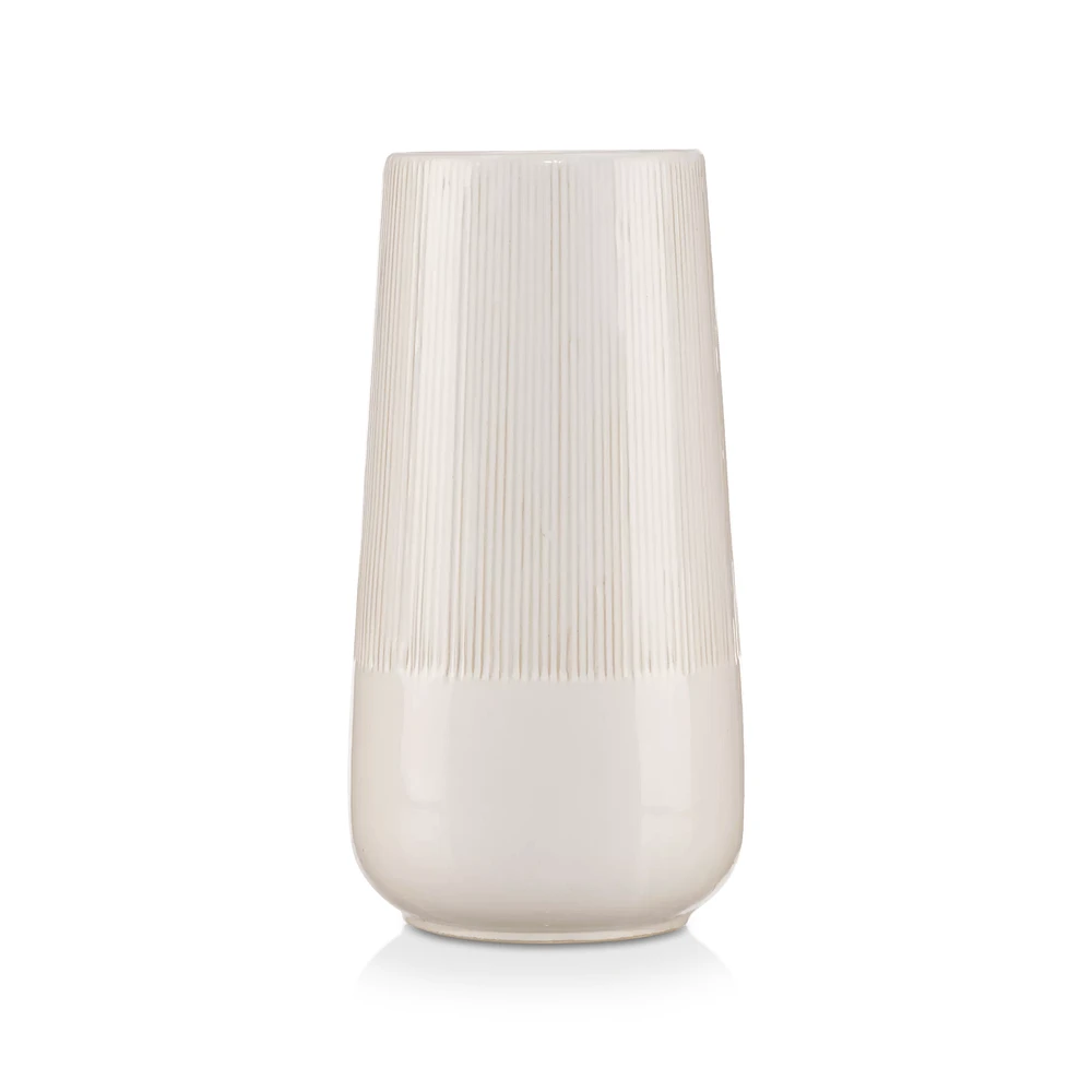 2-Tone Big Ceramic Table Vase
