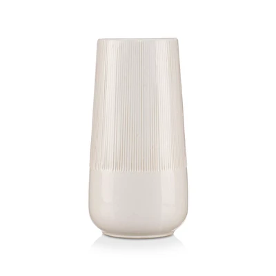 2-Tone Big Ceramic Table Vase