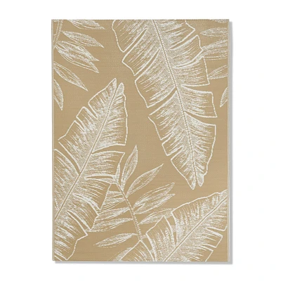 Tropical Leaves Outdoor Rug