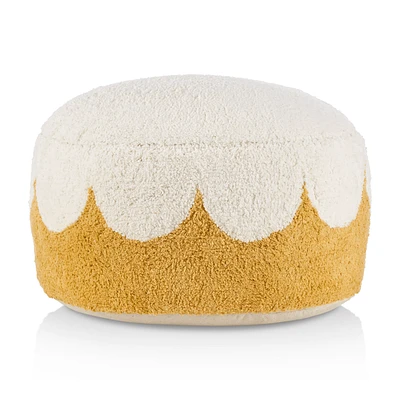 Cotton Round Ottoman