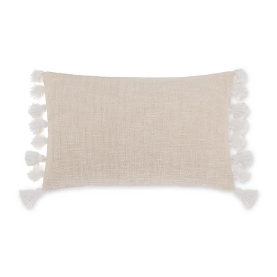 Paso Tassels Decorative Lumbar Pillow