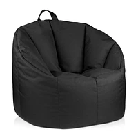 Black Canvas Bean Bag