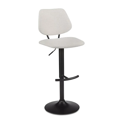 Fabric and Metal Adjustable Counter Stool