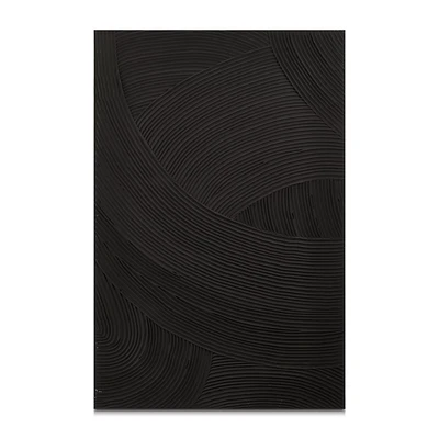 Tone on Tone Embossed Abstract Oil Painting