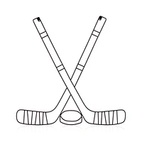 Metal Hockey Wall Art