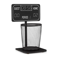 Hockey Scoreboard Garbage Bin