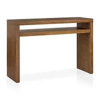 Mango Wood Veneer Console Table