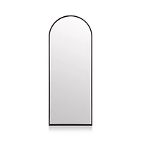 Arch Black Leaner Mirror