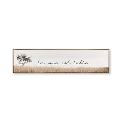 Typography Framed Art