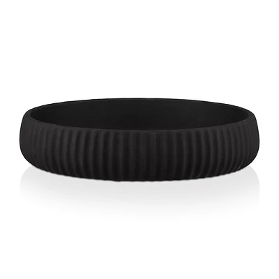 Black Ceramic Bowl