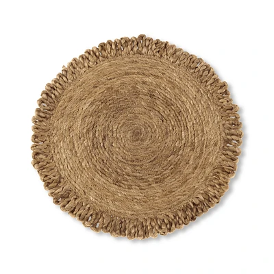 Round Natural Fiber Placemat