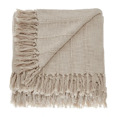 Beige Myruna Throw