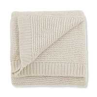 White Lonny Woven Throw