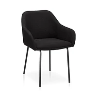 Fabric and Metal Dining Chair