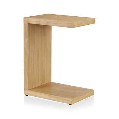 Natural Wood Side Table