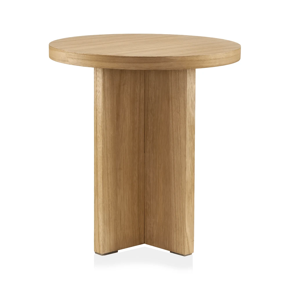 Wooden Round Side Table