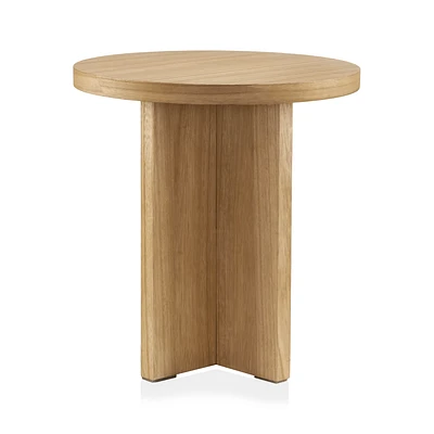 Wooden Round Side Table