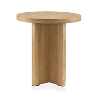 Wooden Round Side Table