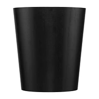 Black Wood Waste Bin