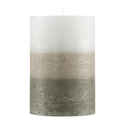 3-Tone Pillar Candle