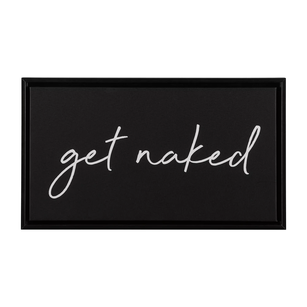 Get Naked Printed Canvas