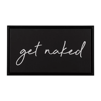 Get Naked Printed Canvas