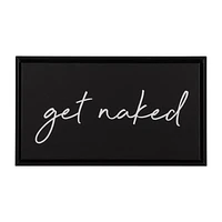 Get Naked Printed Canvas