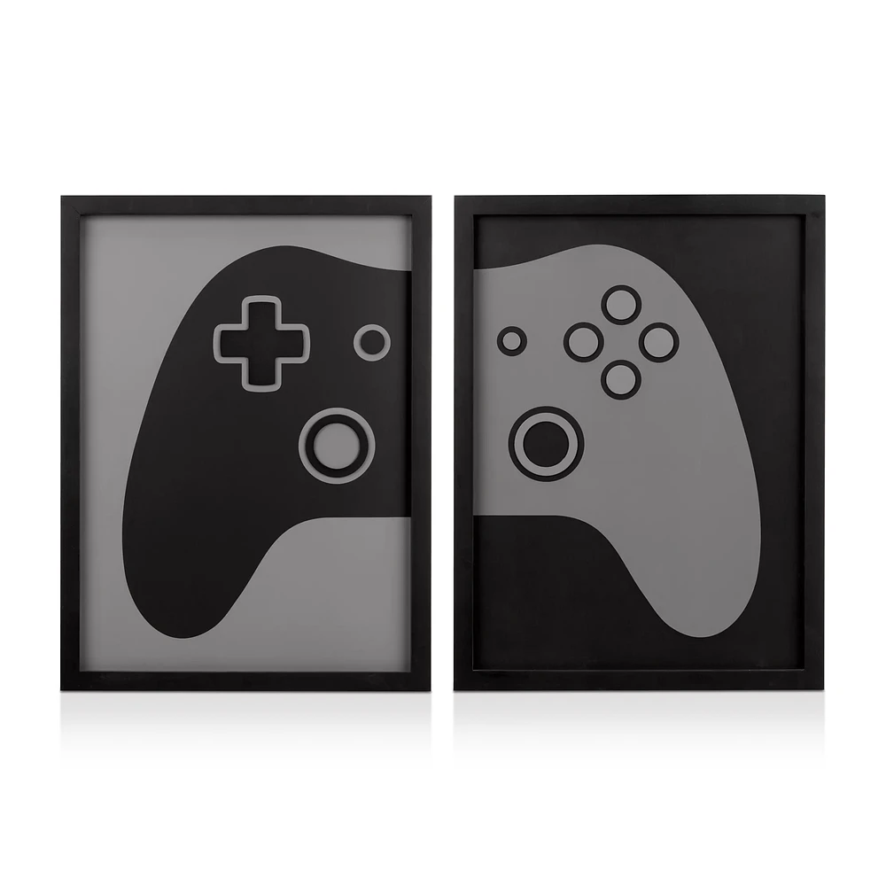 Set of 2 Controller Wall Art