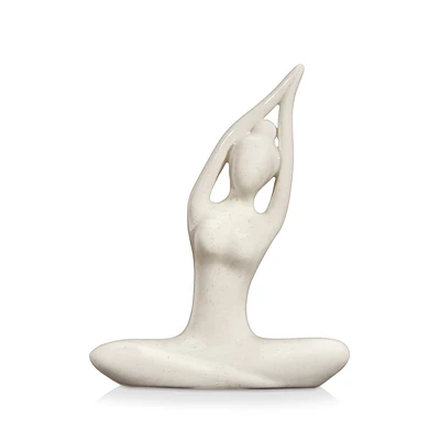Decorative Sculpture of a Yoga Woman