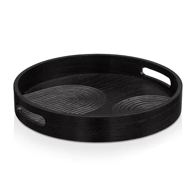 Black Engraved Tray