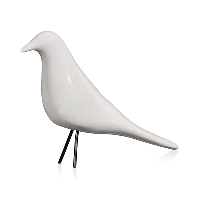 Speckled Ceramic Decorative Bird