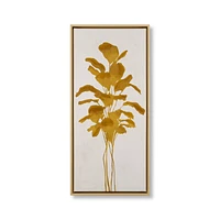 Stem Bouquet Framed Canvas