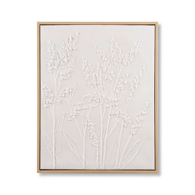 Dried Stem Oil Painted Framed Art