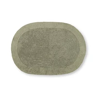 Oval Tufted Bath Mat