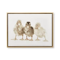 Baby Chicks Printed Framed Art
