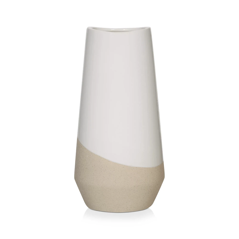 2-Tone Ceramic Table Vase